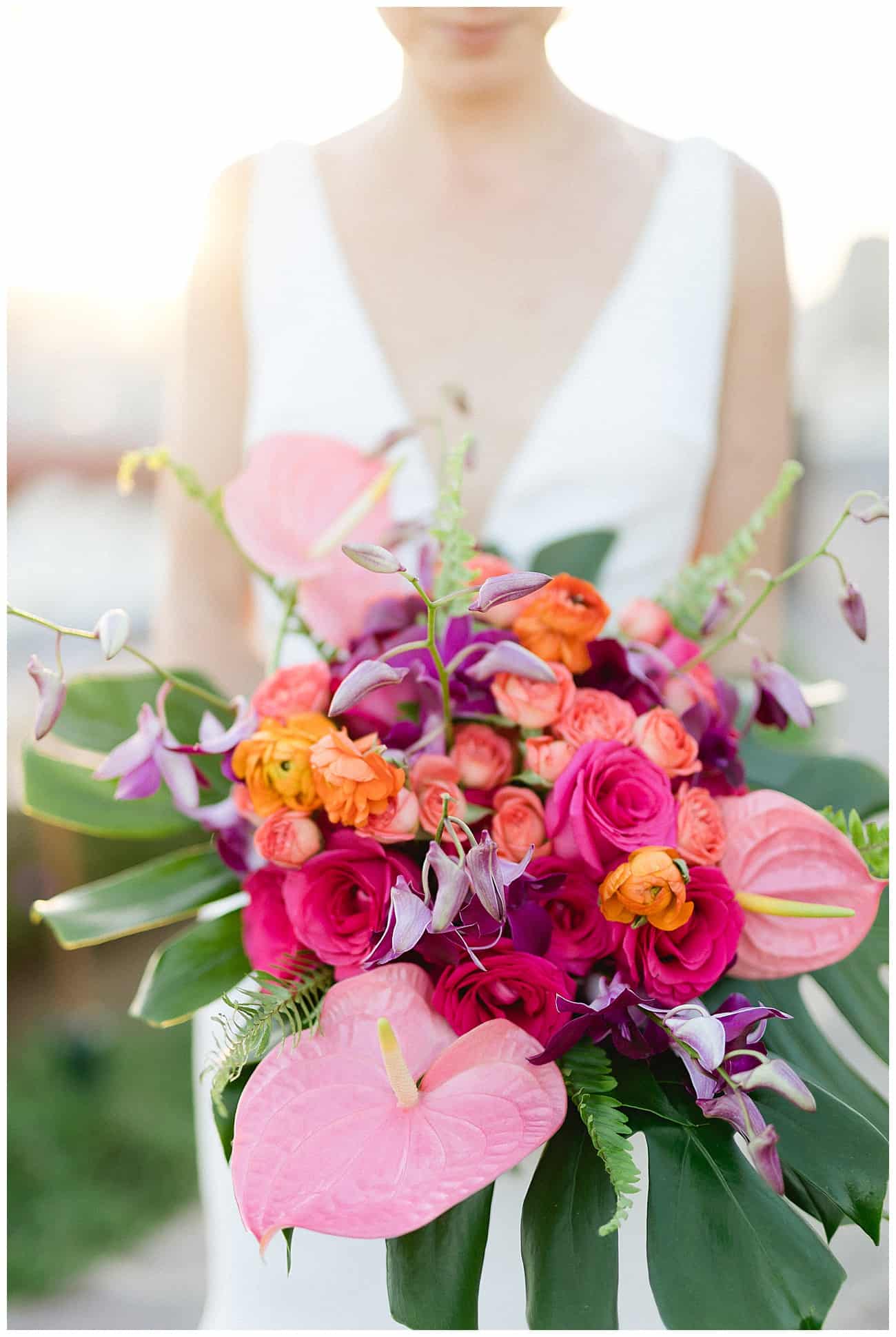 gorgeous floral bouquet cabo wedding
